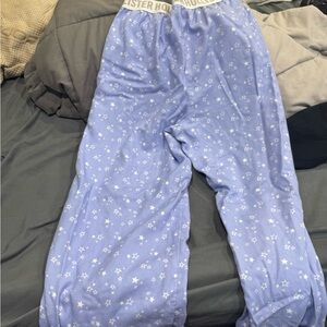 Hollister Light Blue Star Lounge Pants